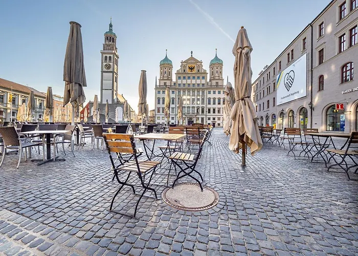 Trulyspace - Direkt Am Rathausplatz, Dachterrasse Mit Blick Auf Perlachturm, Garage, Fahrstuhl